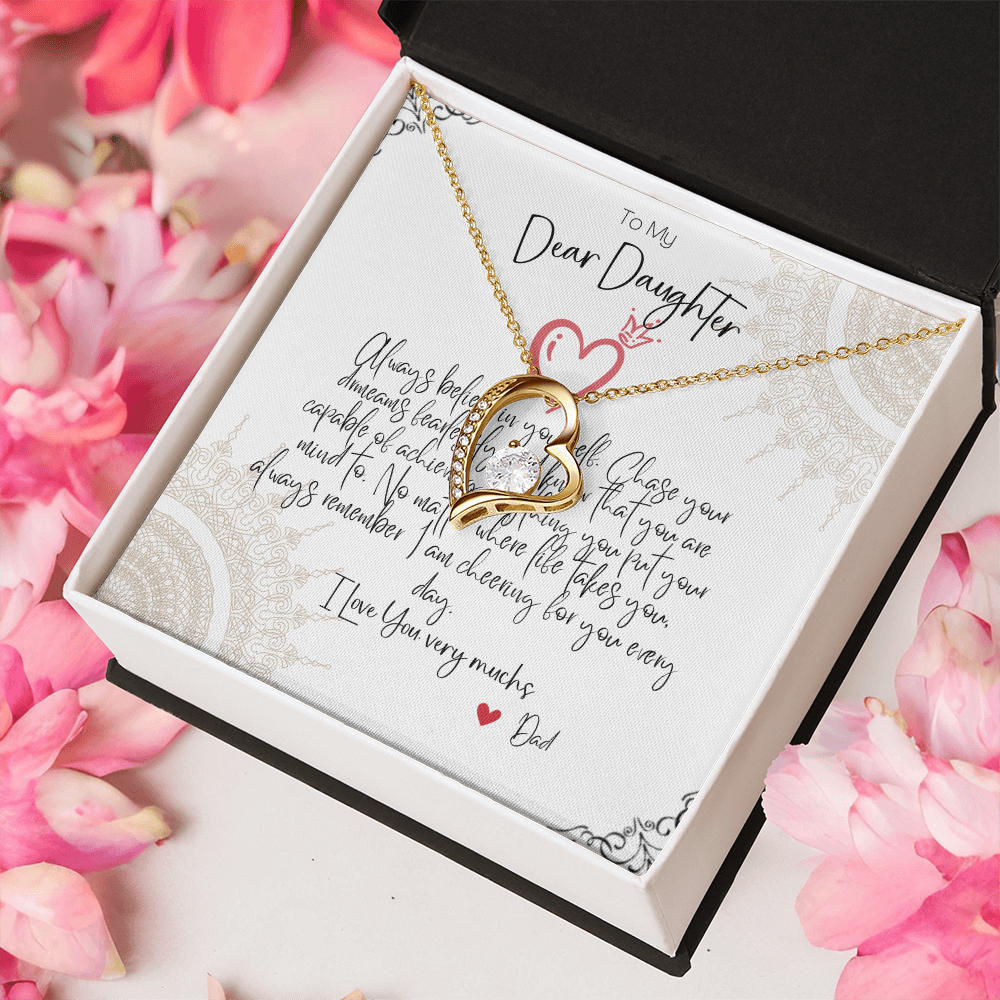 Gift for Daughter, Love necklace Pendant.