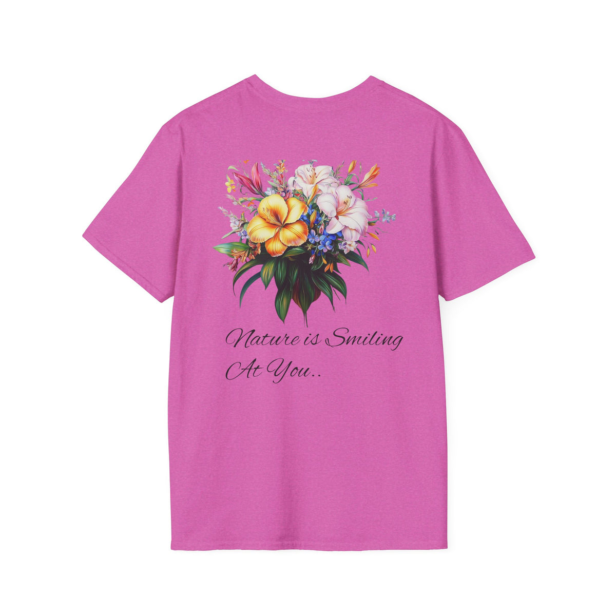 Botanical Inspirational T-Shirt - Floral Uplifting Quote