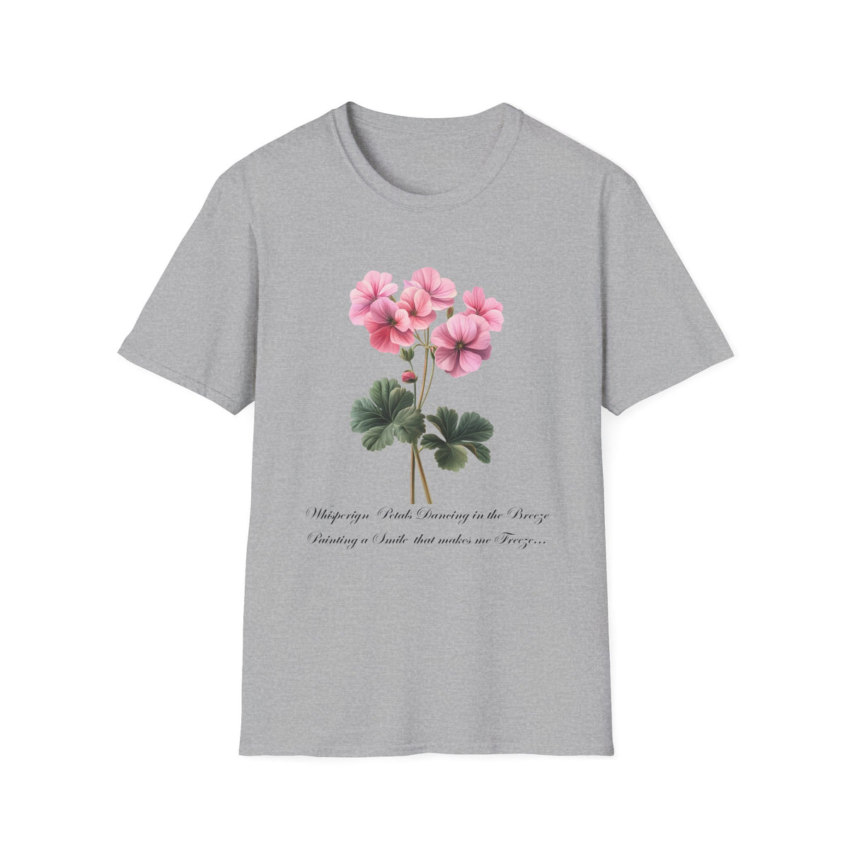 Botanical Inspirational T-Shirt - Floral Uplifting Quote