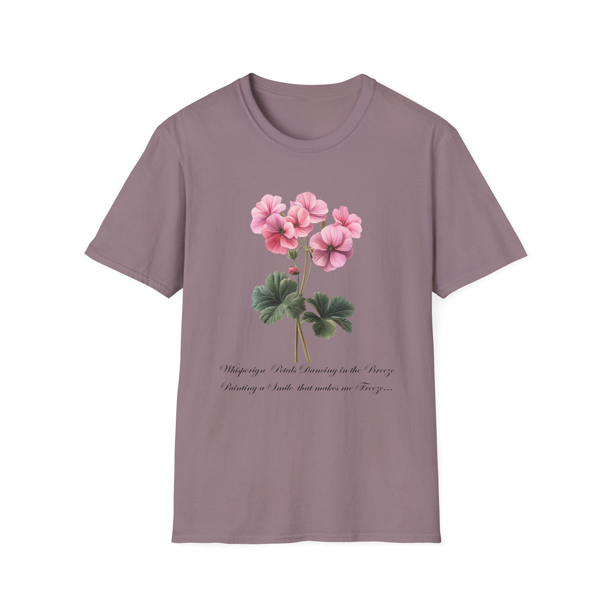 Botanical Inspirational T-Shirt - Floral Uplifting Quote
