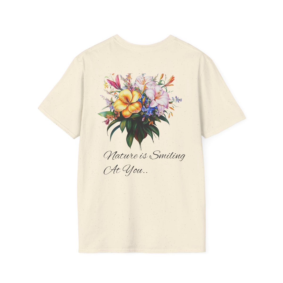 Botanical Inspirational T-Shirt - Floral Uplifting Quote