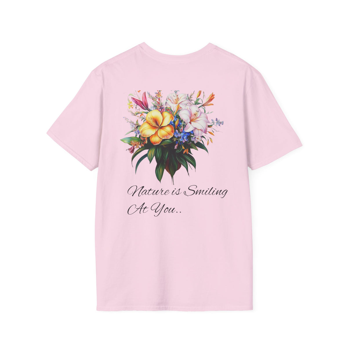 Botanical Inspirational T-Shirt - Floral Uplifting Quote