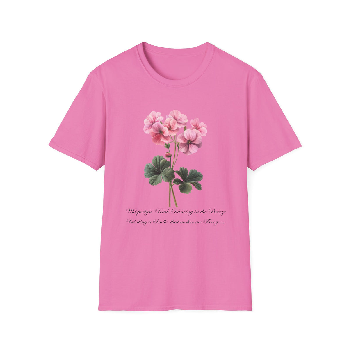 Botanical Inspirational T-Shirt - Floral Uplifting Quote