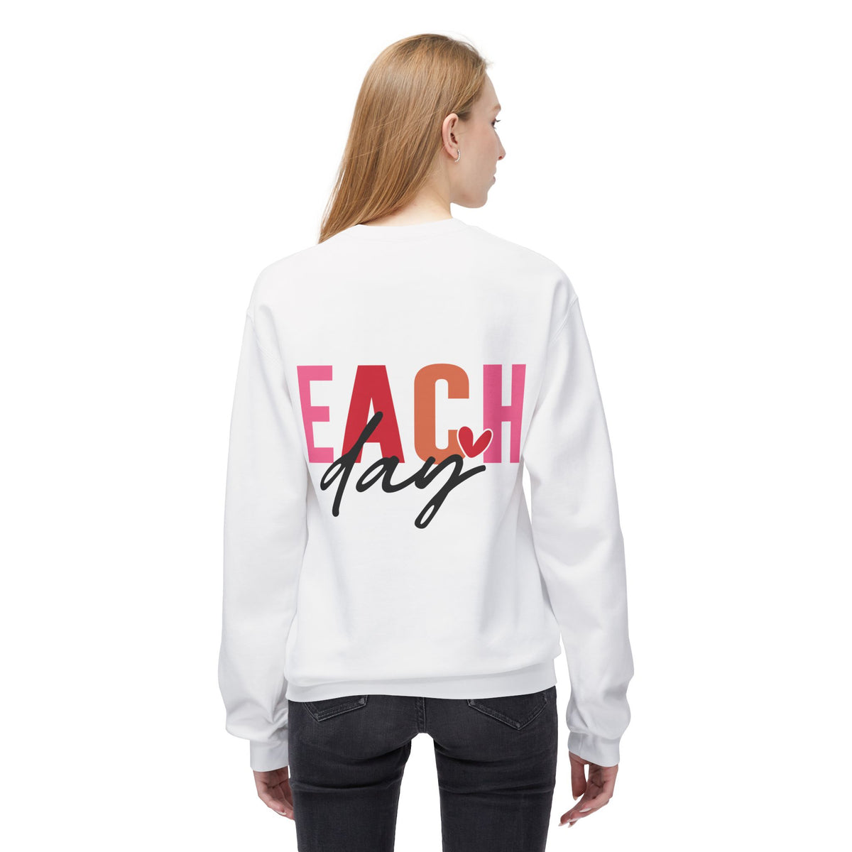 Love You More Butterfly Crewneck Sweatshirt - Unisex Fleece for Every Day & Special Occasions