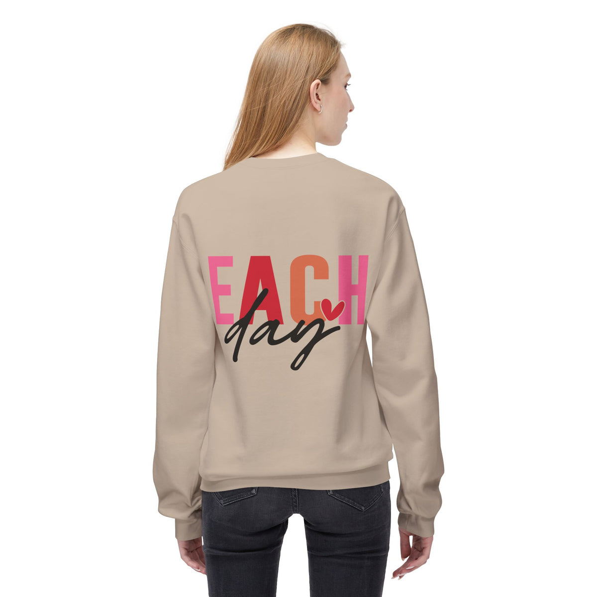 Love You More Butterfly Crewneck Sweatshirt - Unisex Fleece for Every Day & Special Occasions