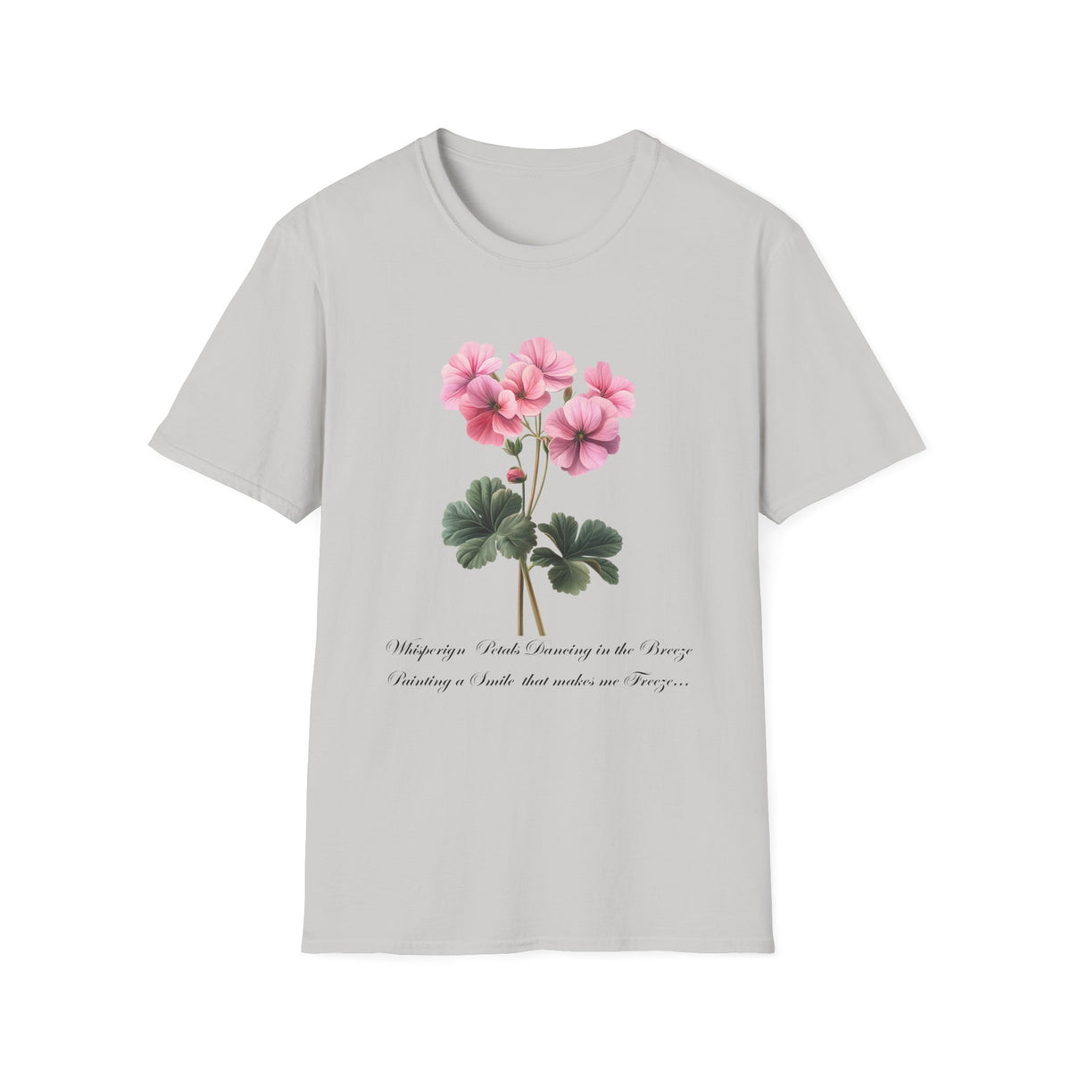 Botanical Inspirational T-Shirt - Floral Uplifting Quote