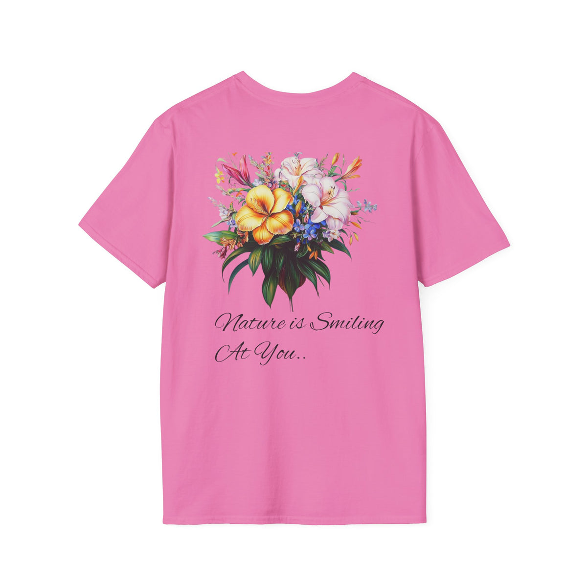 Botanical Inspirational T-Shirt - Floral Uplifting Quote
