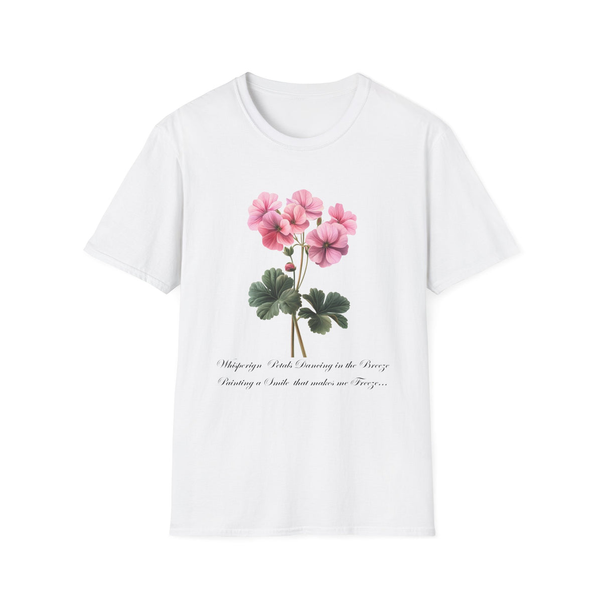 Botanical Inspirational T-Shirt - Floral Uplifting Quote