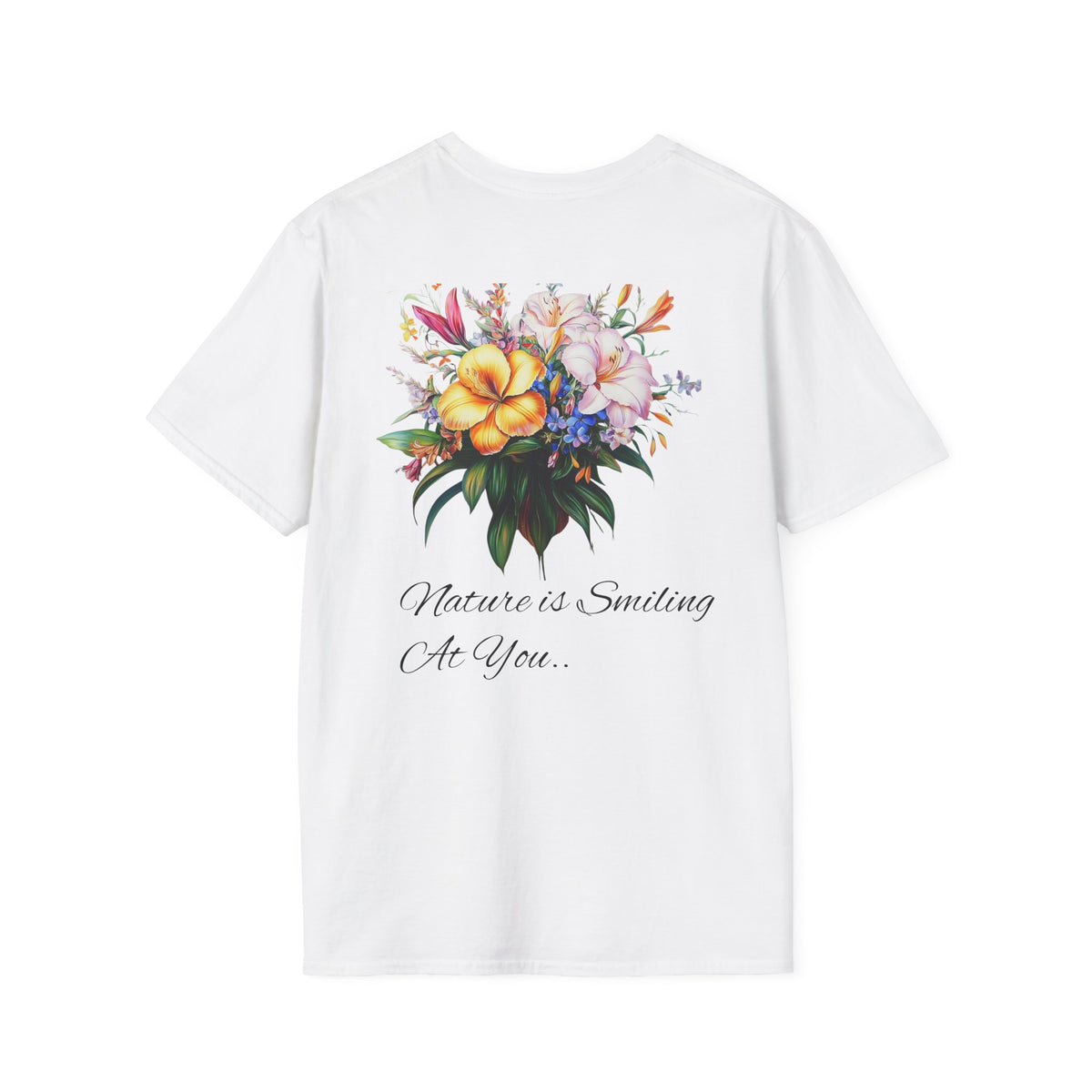 Botanical Inspirational T-Shirt - Floral Uplifting Quote