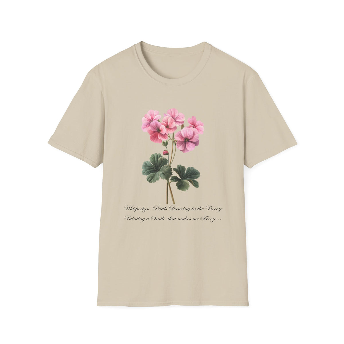 Botanical Inspirational T-Shirt - Floral Uplifting Quote