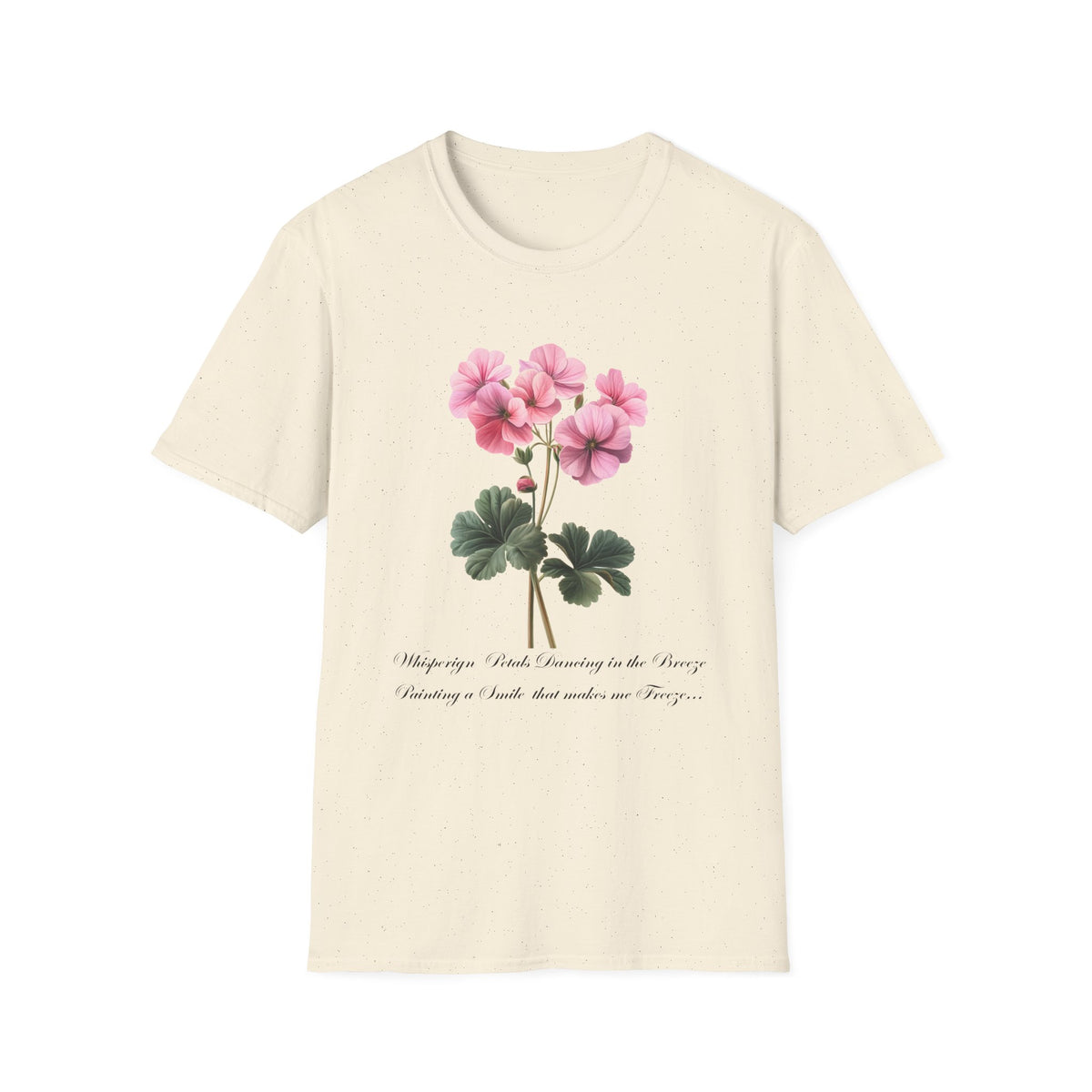 Botanical Inspirational T-Shirt - Floral Uplifting Quote