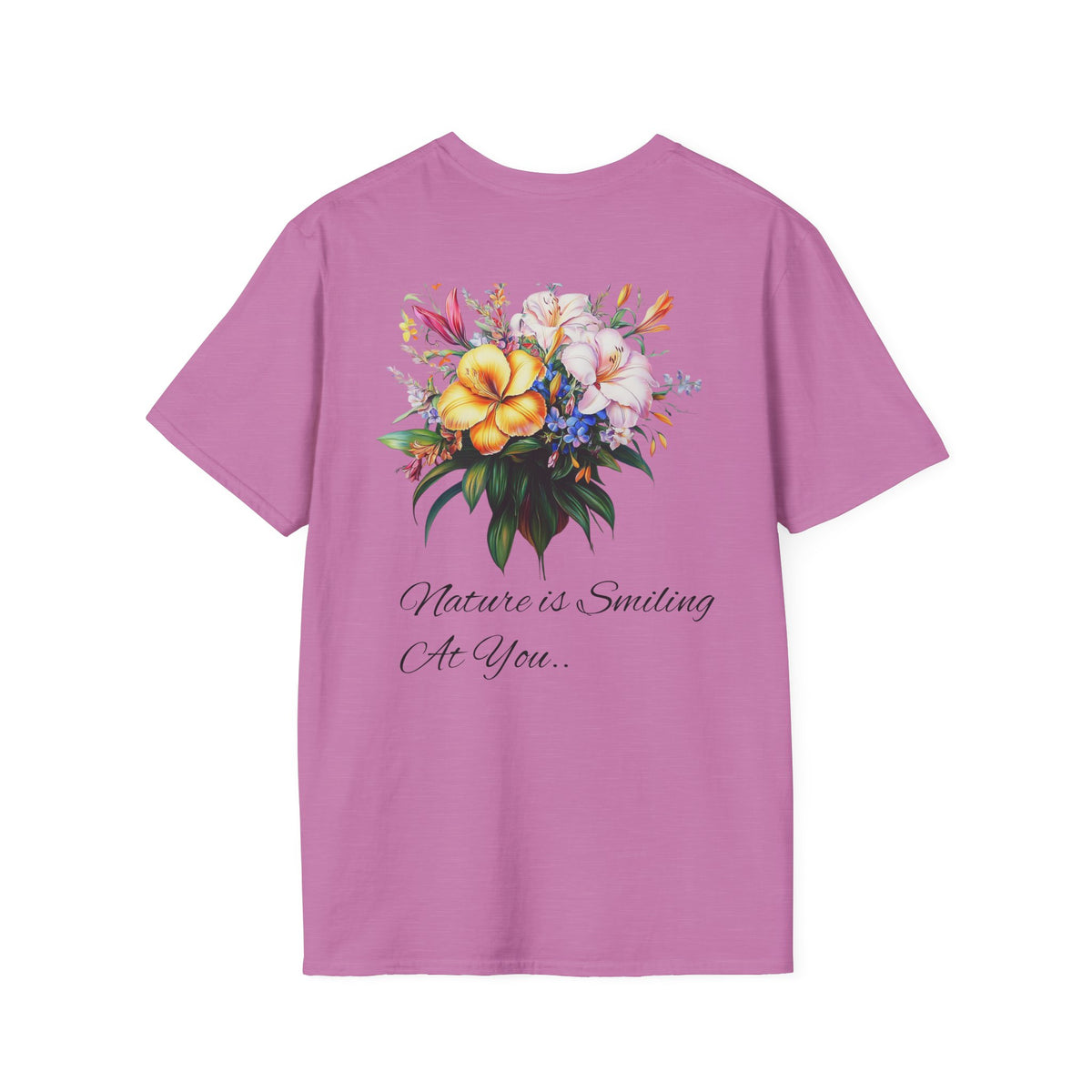 Botanical Inspirational T-Shirt - Floral Uplifting Quote