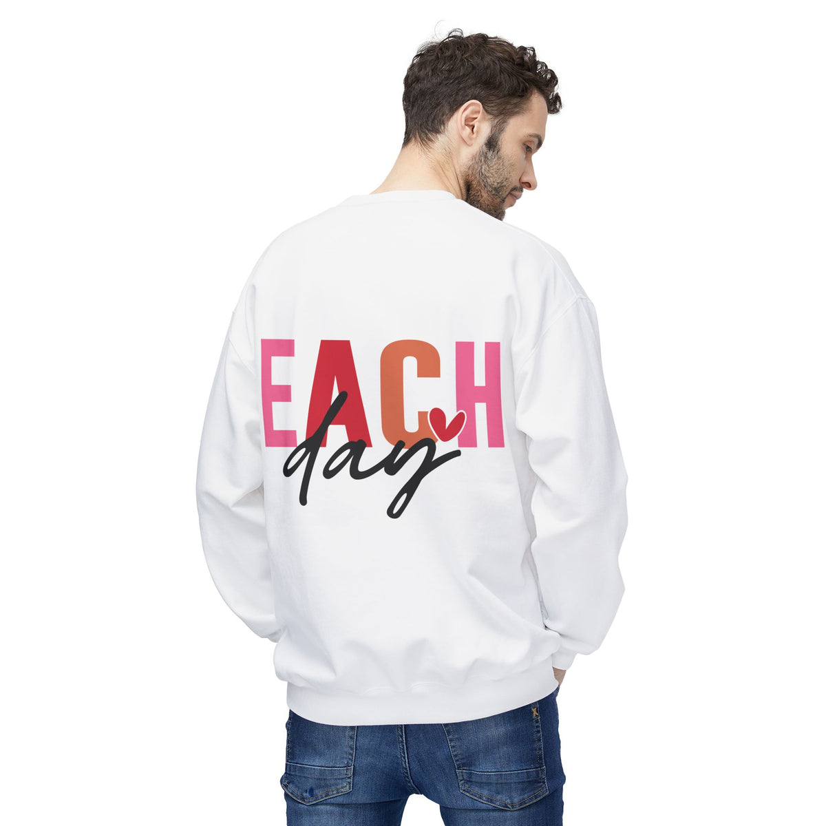 Love You More Butterfly Crewneck Sweatshirt - Unisex Fleece for Every Day & Special Occasions