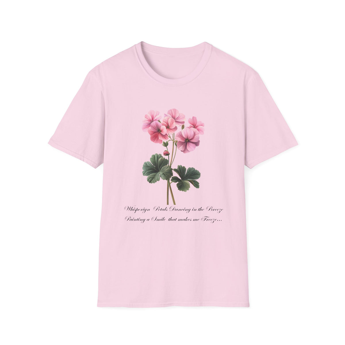 Botanical Inspirational T-Shirt - Floral Uplifting Quote