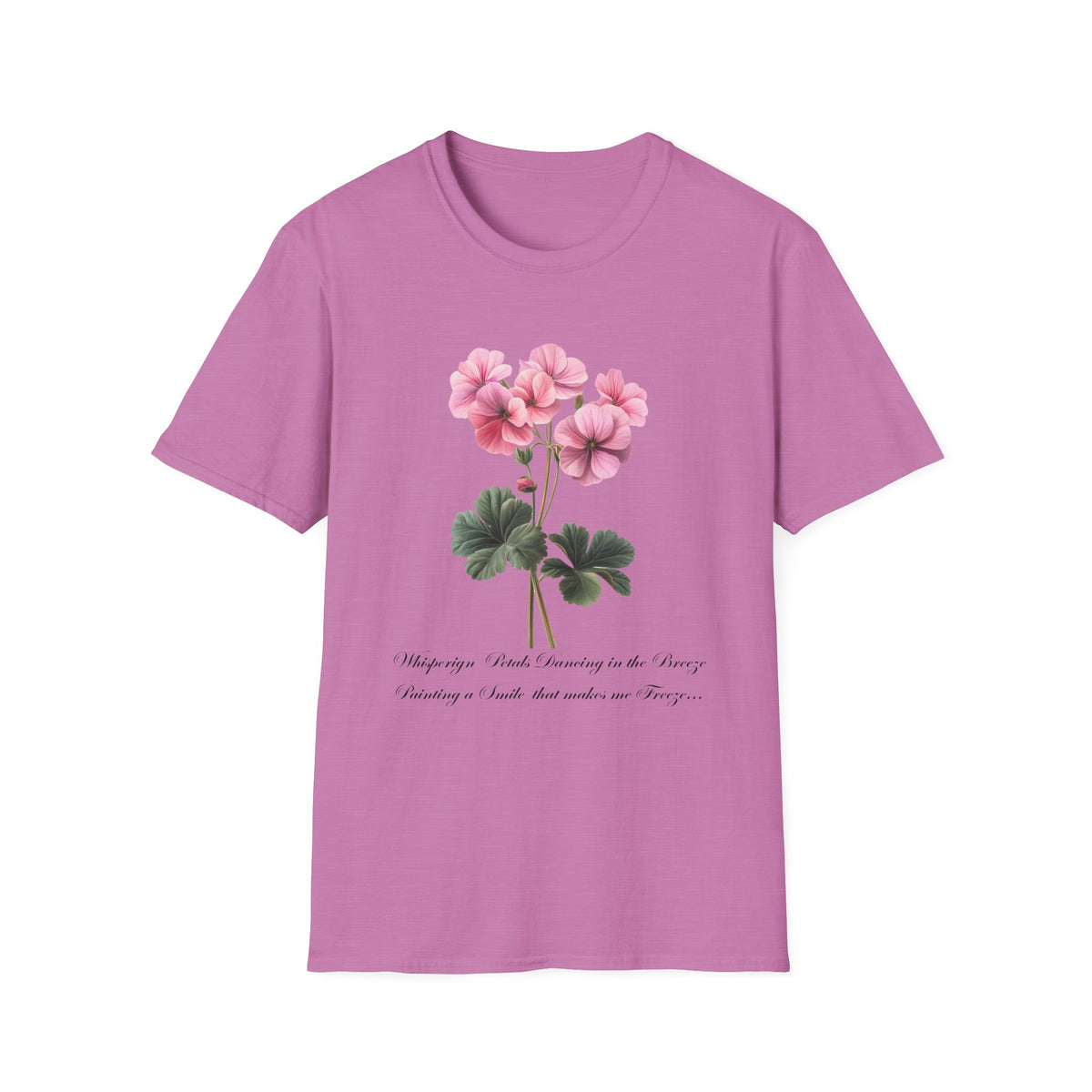 Botanical Inspirational T-Shirt - Floral Uplifting Quote