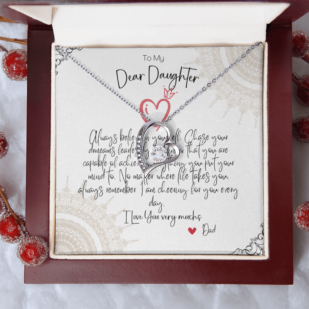 Gift for Daughter, Love necklace Pendant.