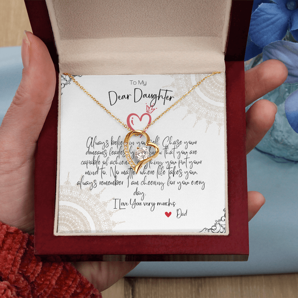 Gift for Daughter, Love necklace Pendant.