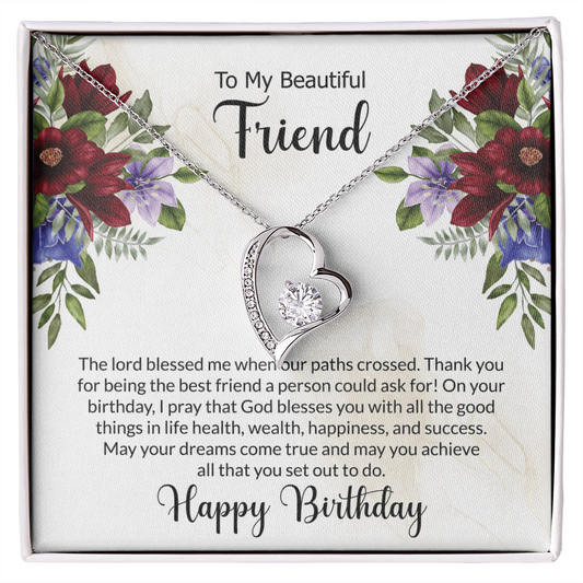 Forever Love Necklace For Friend