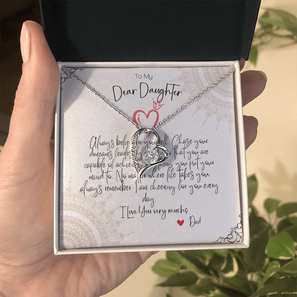 Gift for Daughter, Love necklace Pendant.