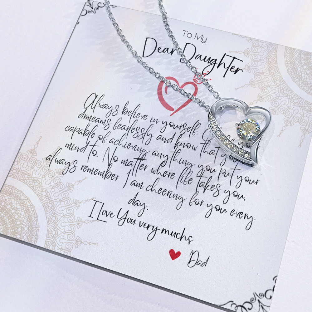 Gift for Daughter, Love necklace Pendant.