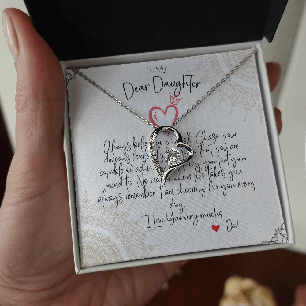 Gift for Daughter, Love necklace Pendant.