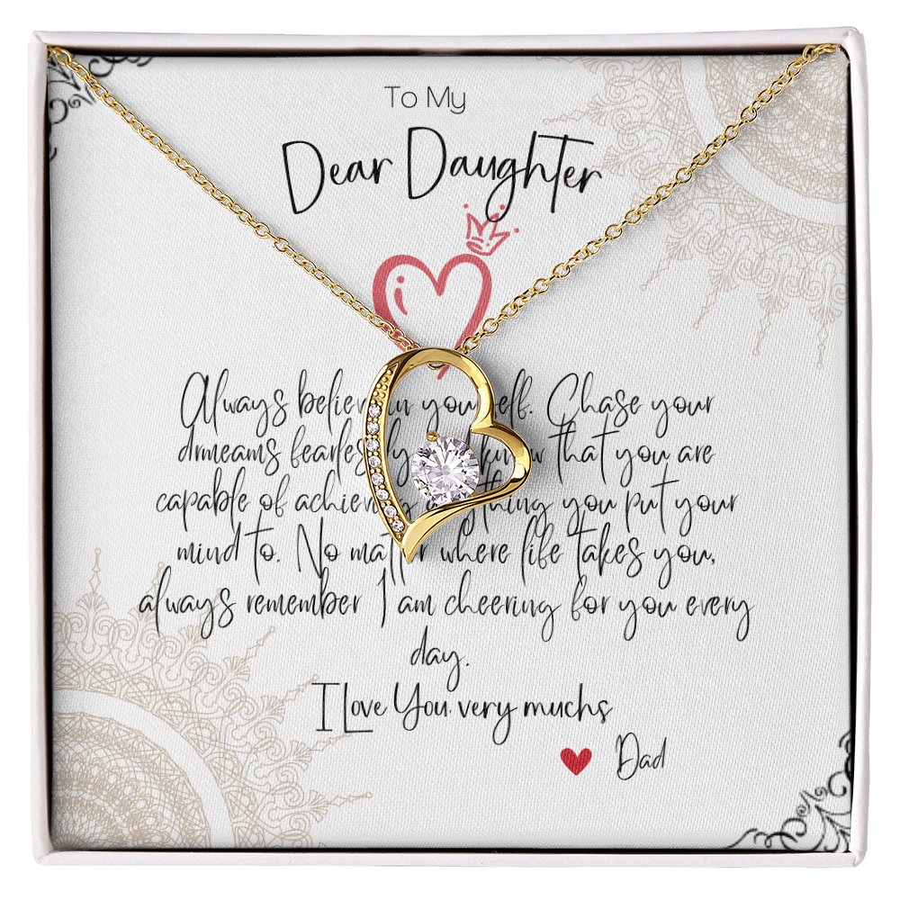 Gift for Daughter, Love necklace Pendant.