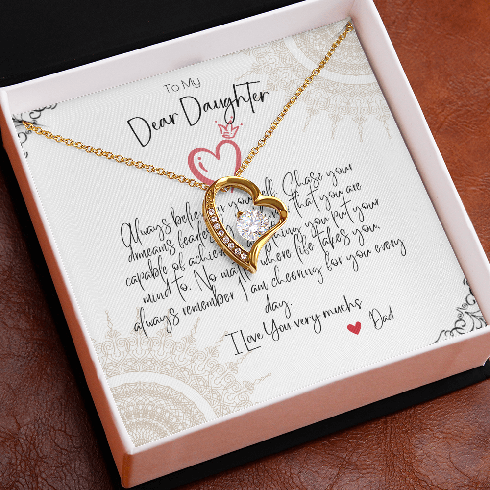Gift for Daughter, Love necklace Pendant.