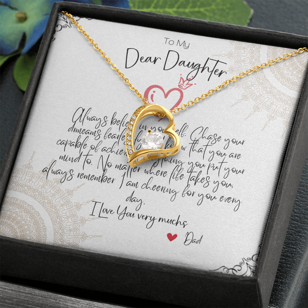 Gift for Daughter, Love necklace Pendant.